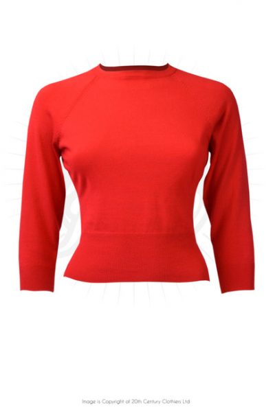 50s sweater girl top