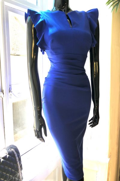 cobalt blue diva dress