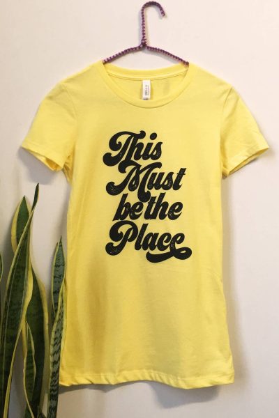 Acid Yellow Wash T-shirt At The Boutique