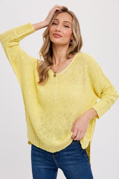 Reverse Seam Sweater At The Boutique