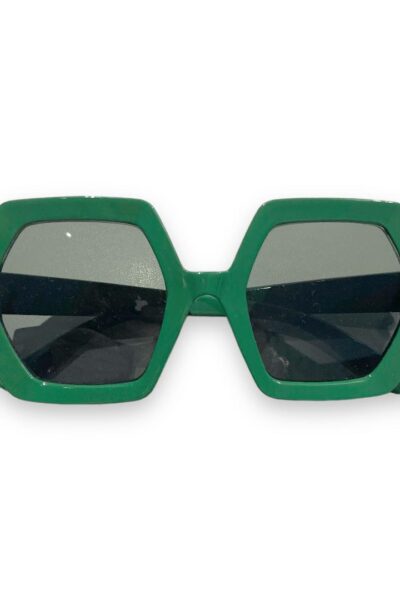 green hexagon shades at the boutique
